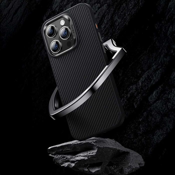 Benks Etui Magnetic Armor Pro Kevlar Metal Frame do iPhone 15 Pro Max