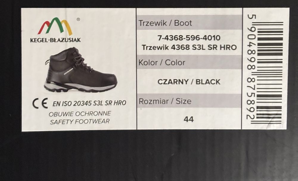 Buty robocze BHP Kegel Błazusiak