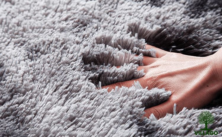 •HIT• Dywan Villago Home Shaggy 80x150 cm jasnoszary miękki PREMIUM