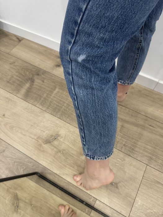 Spodnie jeansy dżisny wysoki stan Pull&Bear