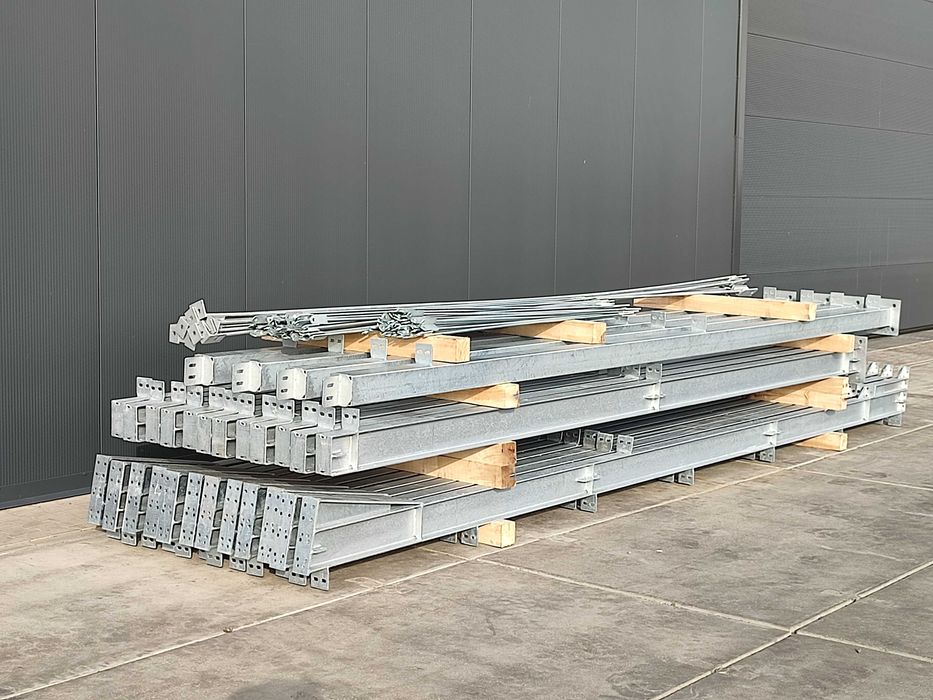 Konstrukcja hali 12x20 m [240m2] | Ocynkowana | Projekt techniczny w cenie
