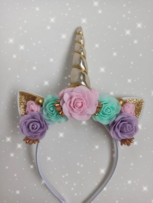 Обруч єдиноріг крила единорог детский ободок крылья платье одноріг