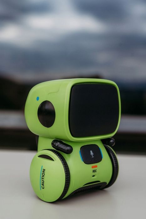 Robot ZABAWKA Interaktywny Uczący Sterowany Głosem Dotykiem Prezent Dzieci