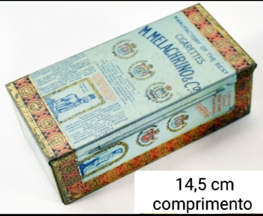 Caixa de cigarros Antiga em Lata