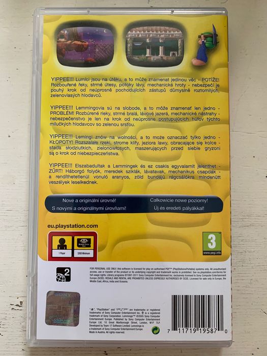 [PSP] Gra Lemmings
