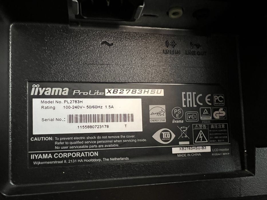 Iiyama ProLite XB2783HSU