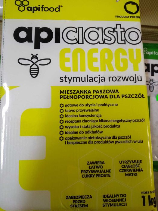 ciasto pokarm dla pszczół energy 10 kg apiciasto