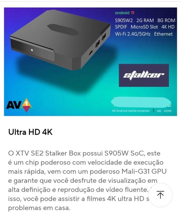 Box Android XTV SE2 4K
