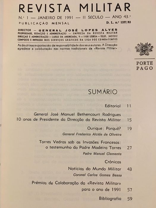 Revista Militar. Ourique. Conde Lippe. Ordem Avis. Invencível Armada