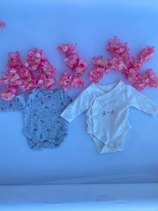 2 bodys menina-1-3 meses