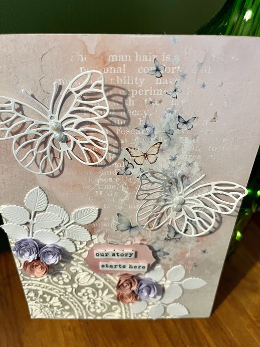Kartka obrazek handmade scrapbooking