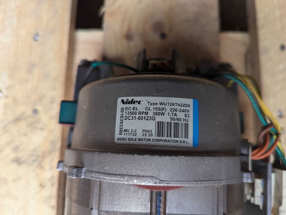 Silnik Nidec WU126T42Z00 pralki Samsung WW70J5346MW