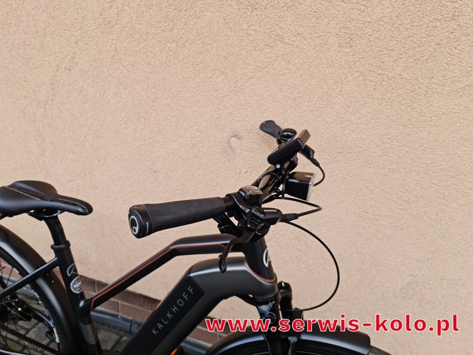 Rower elektryczny damski KALKHOFF koła 28 SHIMANO 8S aluminium pasek