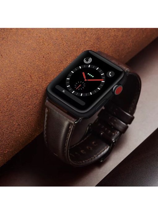 Bracelete para Apple Watch, Samsung e Huawei em pele
