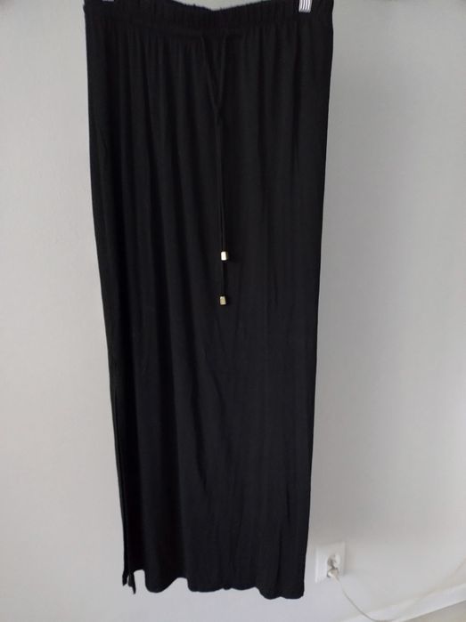 Długa spódnica z wiskozy