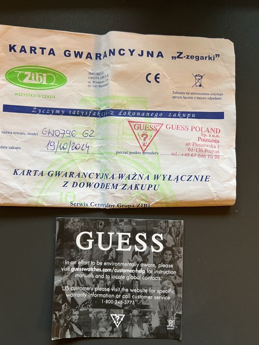 Zegarek Guess GW0706G
