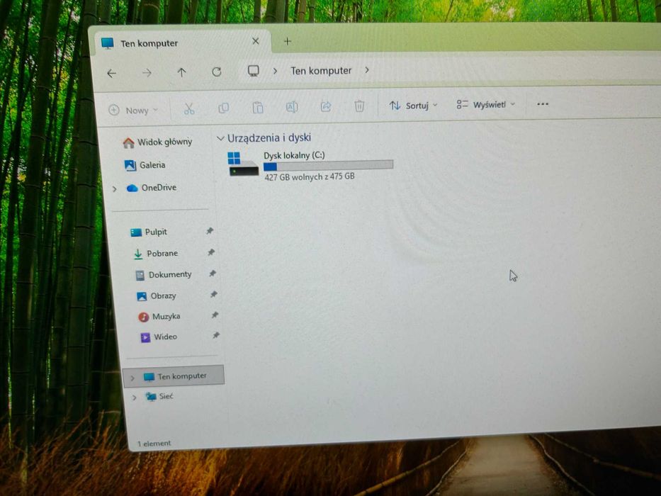 Bardzo ładny komputer Lenovo ThinkCentre m70q mini i5 16GB 512 SSD