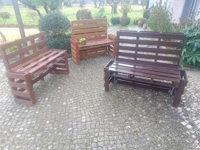 Bric de jardim Banco  paletes eco reutilizada