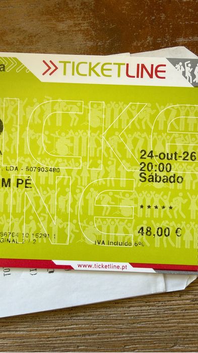 Bilhete Concerto Jungle-24 outubro Odivelas • OLX.pt