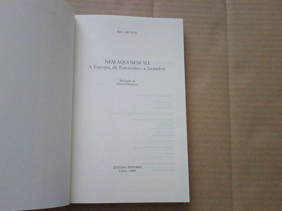 Bill Bryson - valor individual