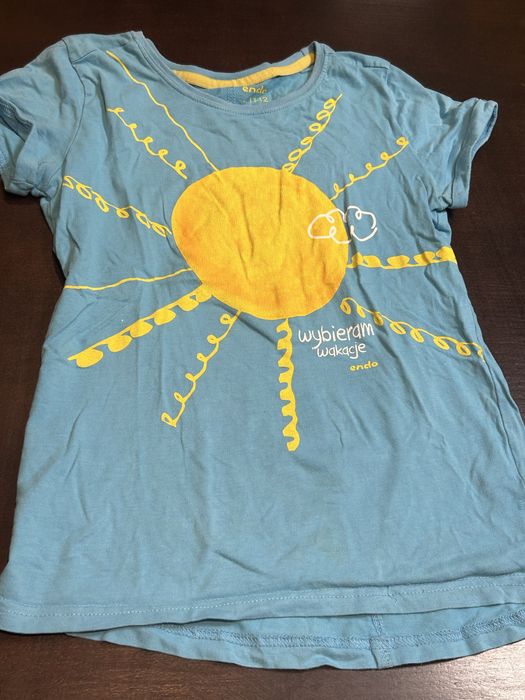Koszulka bluzka t-shirt Endo 152 na 11 lat słońce