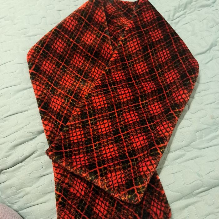 Szal podwójny czerwony