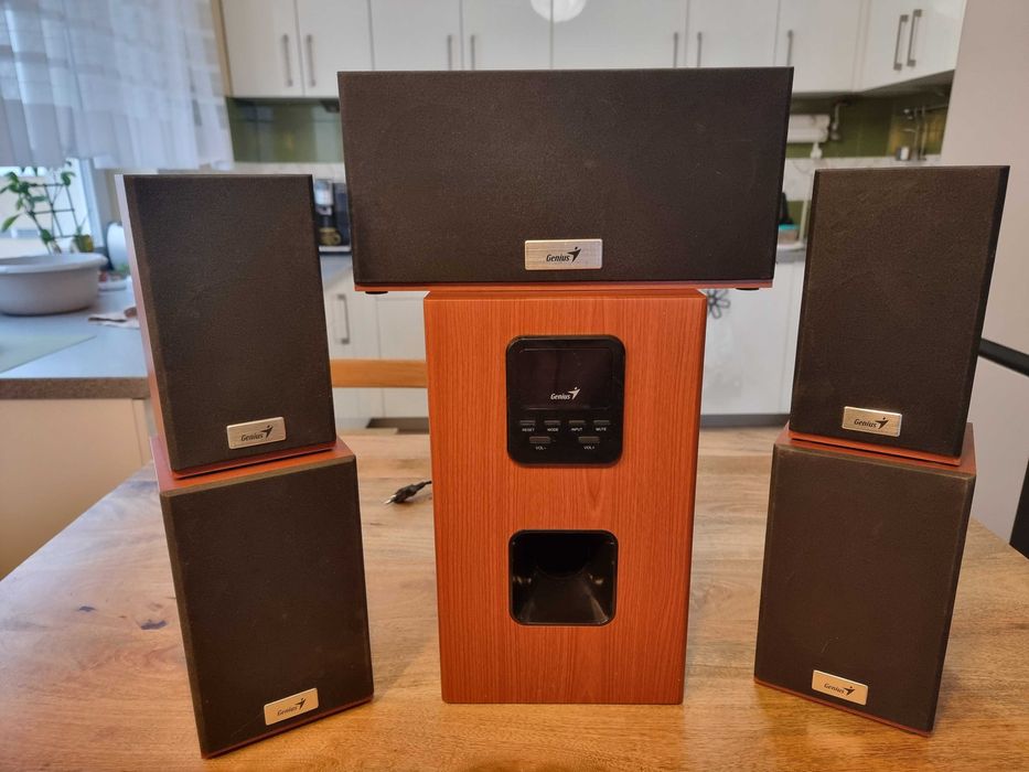 Głośniki Genius SW HF5.1 5050 w pełni sprawne, stan BDB