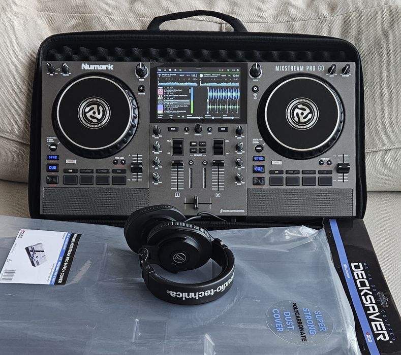 Pack DJ: Numark Mixstream Pro Go + Acessórios