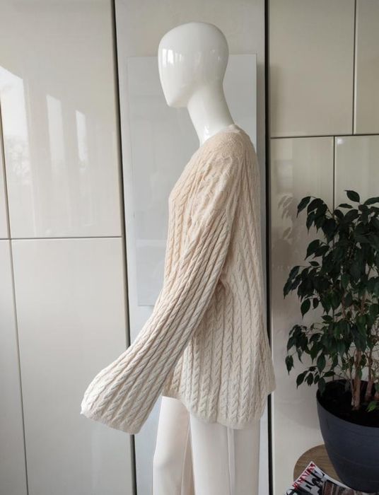 Arket бавовняний оверсайз светр букле з косами