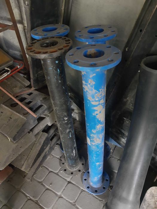 Króciec dwukolnierzowy FF 80x 1000 4 szt