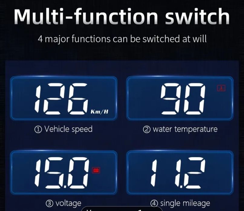 Проектор приборной панели на лобовое стекло M3 OBD2