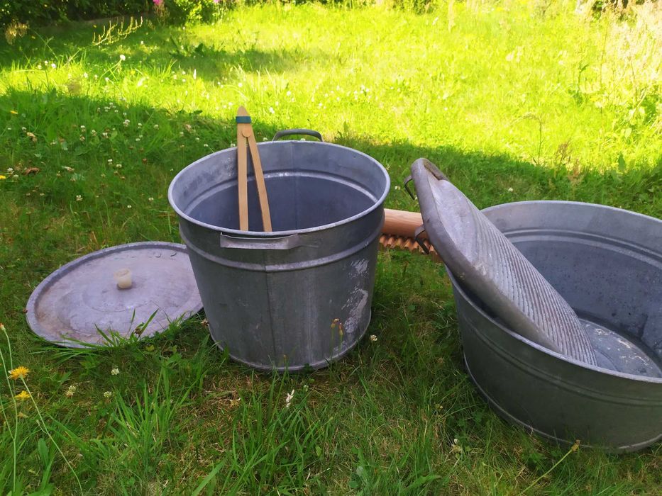 " Pralka automatyczna " ( pralnia ) retro + magiel