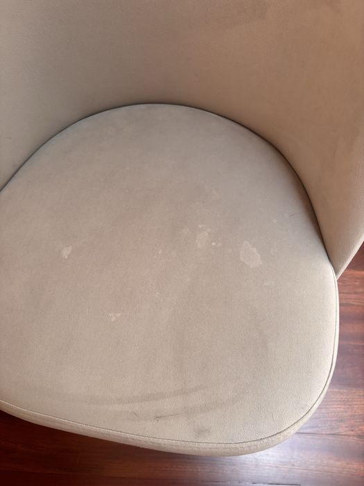 6 cadeiras cinzento aveludado