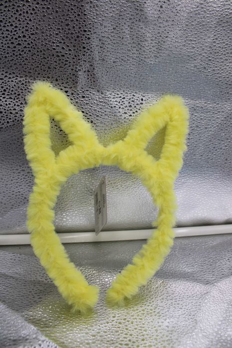 Opaska na włosy ,żółte uszy  króliczka.