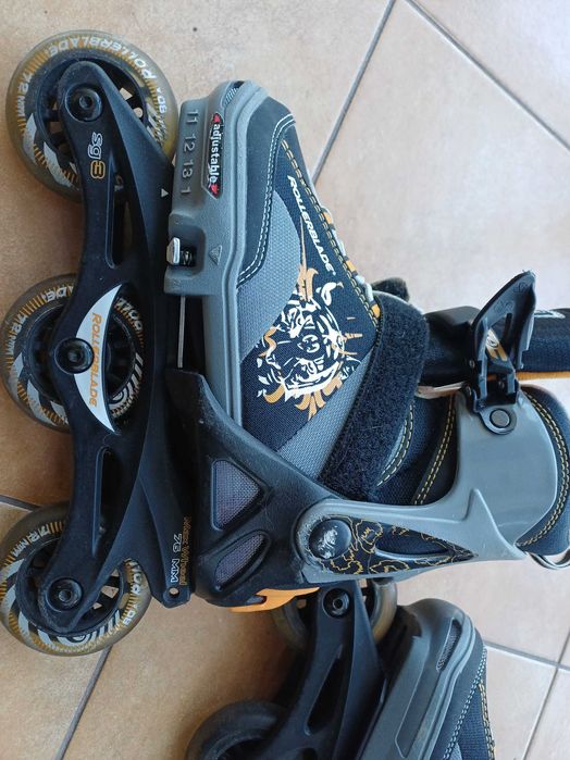 Rolki dziecięce Rollerblade (28-32) regulowane w bdb stanie