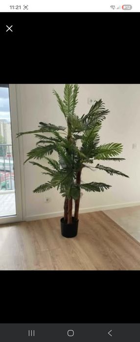 Palmeiras de excelencia artificiais 190 cm para decorações
