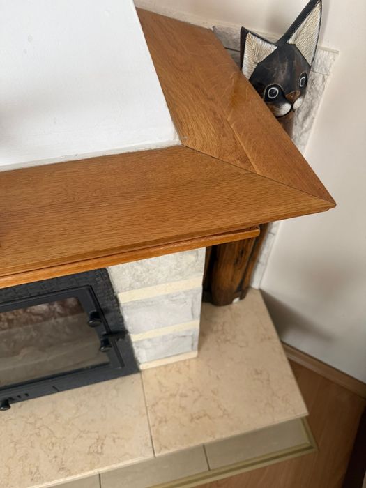 Kominek z wkładem kominkowym