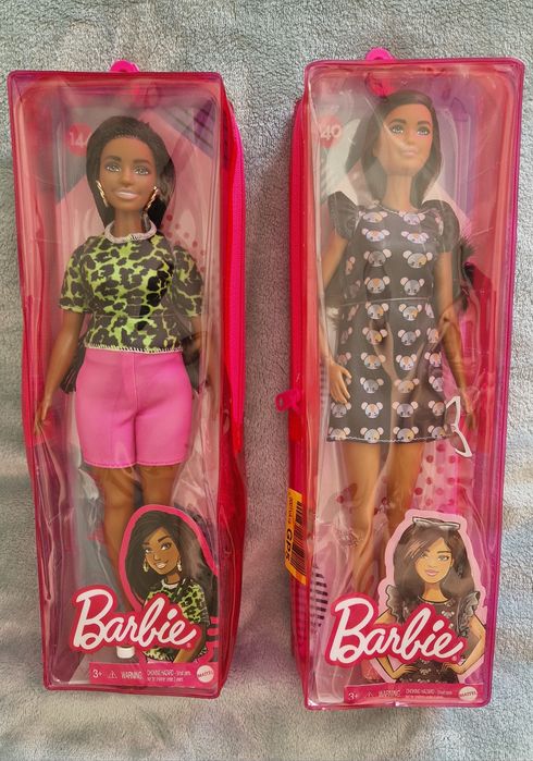 Barbie lalki Fashionistas nr 140 i 144, 2 sztuki