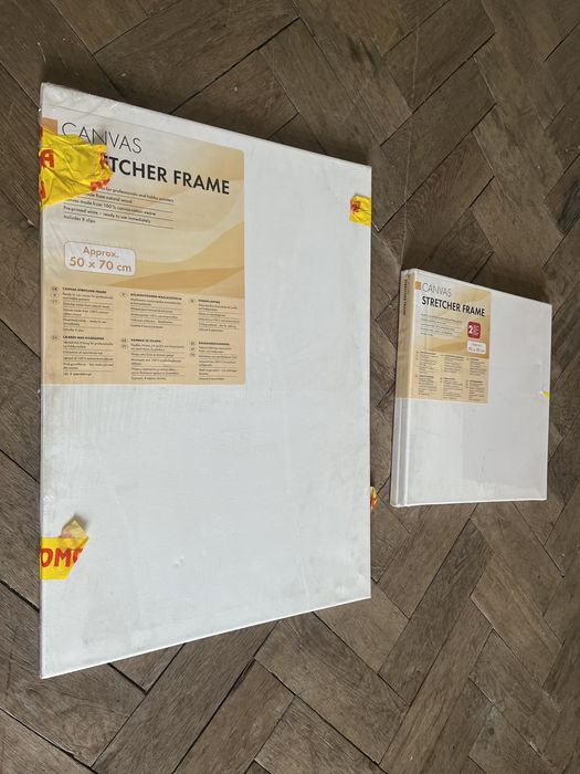 3 blejtramy podobrazia