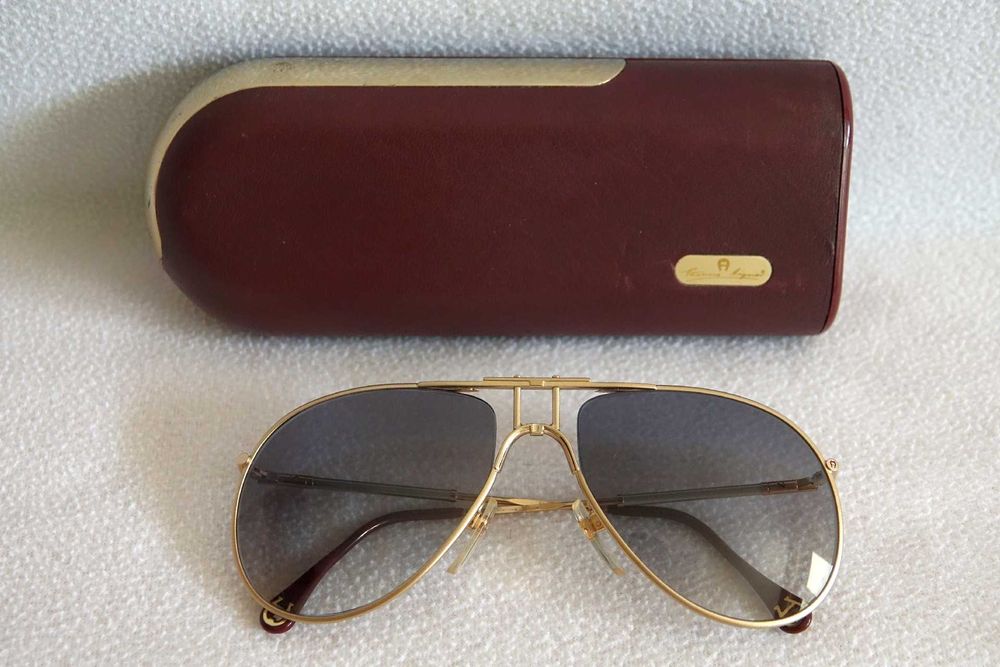 Etienne Aigner EA3 Gold Pilot_ Okulary przeciwsłoneczne