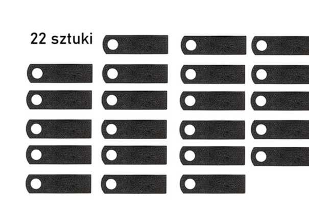 Nóże do wertykulatora spalinowego Weibang 22+3szt gratis WEIBANG WB384