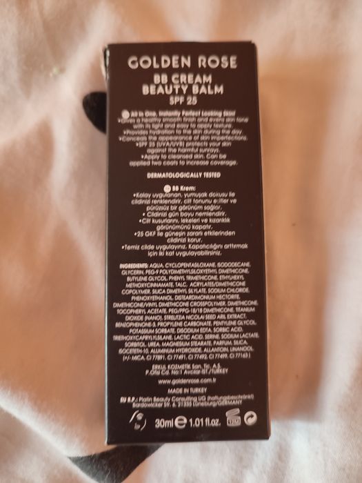 Sprzedam bb golden rose użyty raz na ręce cena ostateczna