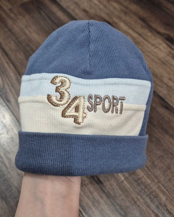 czapka przejściowa nr 1 paski rozm 52 sport chłopiec AD 05