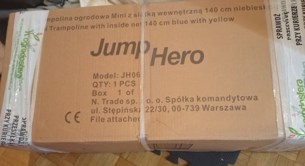 Nowa trampolina 140cm