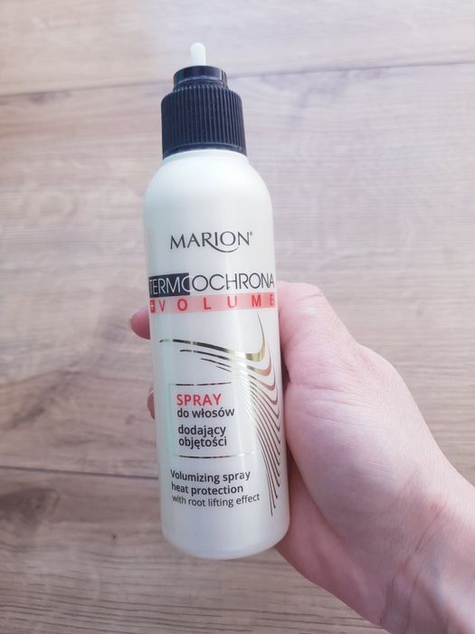 Nowy spray do włosów dodający objętości  Marion Termoochrona  130ml