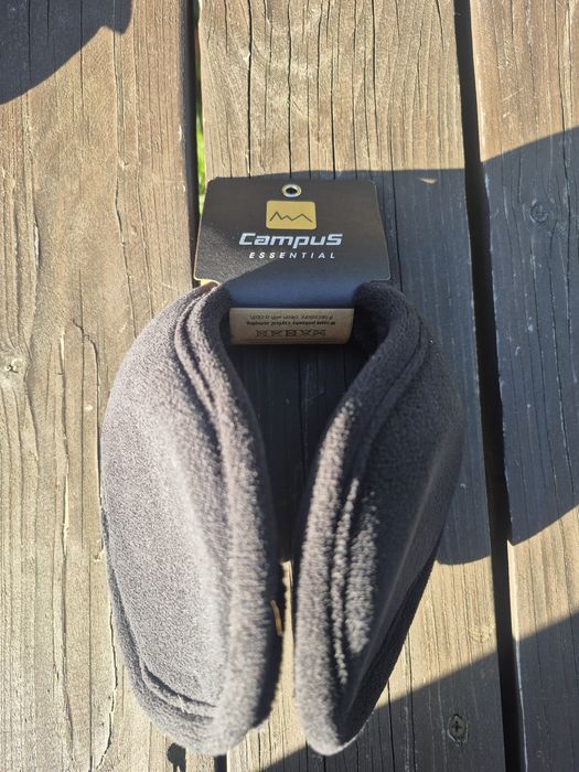 Campus nauszniki świetne czarne sportowe ocieplane jesien zima