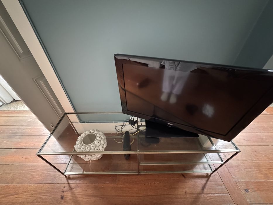 Móvel Tv de vidro temperado