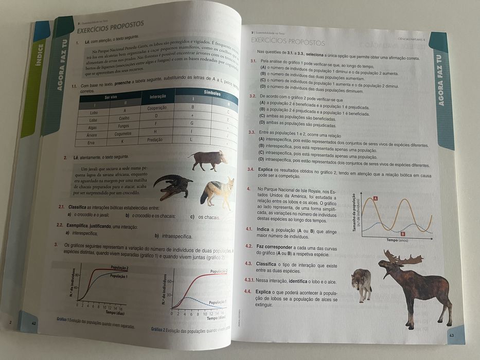 Preparar os testes - Ciências, Caderno de preparação para os testes de ciências, 8º ano
