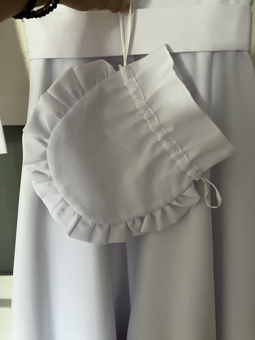 Alba torebka wianek komunia