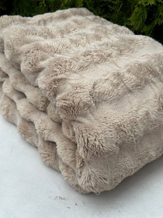 Подарок на 14 лютого! Любов та тепло плюшевий плед Кролик шиншила